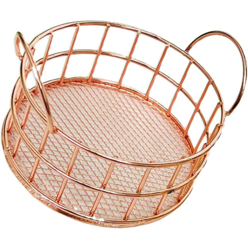 4pcs Small Baskets Metal Storage Basket Home and Kitchen Multifunctional Storage Box 1