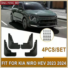 Gäller 4 st fram- och bakhjulsskärmar, stänkskärmar för KIA Niro HEV 2023 2024