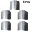 5pcs Stainless Steel Finger Guard Hand Protector for Cutting Vegetables Kitchen Tool 5