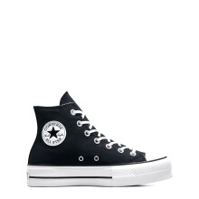 (7 UK, Black/White) Converse Unisex Adult All Star Canvas High Top Trainers