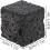 5Pcs Black Square Volcanic Stone Aromatherapy Diffuser 3X3X3Cm 2