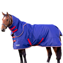 (6' 9", Navy/Red) Tempest Original 100 Horse Turnout Rug & Neck Cover Set