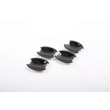 (schwarze Schale) Kompatibel mit Nissan CUBE Z11 2002 - 2008, glänzend schwarze Türgriffabdeckungen,