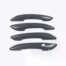 (Carbon, 1 Knopf) Kompatibel mit Hyundai Sonata 2020–2023, Türgriff aus Carbonfaser-Chrom