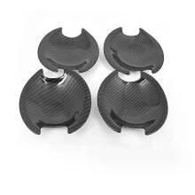 (Schale)Kompatibel mit Mitsubishi Outlander Lancer ASX 2008-2020 ABS Chrom Kohlefaser Autotürgriff