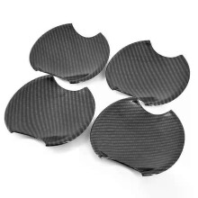 (Carbonschale) Kompatibel mit Honda Pilot 2009–2014, Türgriff aus Carbonfaser-Chrom