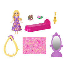 Castelul stivuibil Rapunzel cu păpușă și accesorii