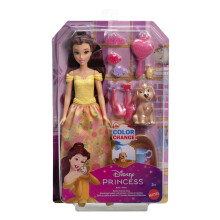 Set de joacă pentru baie cu păpușă și animal de companie Belle Princess, cu accesorii
