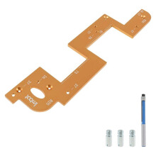 IMBOT Arc Grooving Auxiliary Tool, Aluminum Alloy Arc Grooving Mold, Precise Positioning Handle-Free Slotting Mold