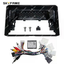 (Nur Rahmen) Gilt für Fahrzeugrahmen-Einbaurahmen-Adapter, Canbus-Box-Decoder, Android-Radio-Einbaublende