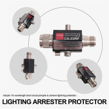 2X CA-23RP Blitzableiter Schutz N Stecker Auf N Buchse Koaxial Funk Verstärker Anti- Antennen ÜBerspannung Schutz