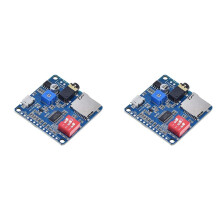 2X Moduł Odtwarzania GłOsu DY-SV5W do Odtwarzacza Muzycznego MP3 Wzmacniacz Odtwarzania GłOsu 5W Karta /TF Zintegrowany Wyzwalacz We/Wy UART