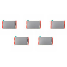 5szt. 3,5-Calowy Szeregowy WyśWietlacz ModułU TFT LCD 480X320 SPI Ze Sterownikiem Panelu Prasy IC ILI9488 dla MCU