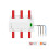 Zigbee  -Meter 3 Phase 4 Wire Power Monitor Sensor Work with Tuya Zigbee2MQTT Home Assistant 208V 415V 2