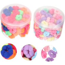 200 elastici per capelli color caramella, elastici per capelli per bambini, fermacoda senza cuciture