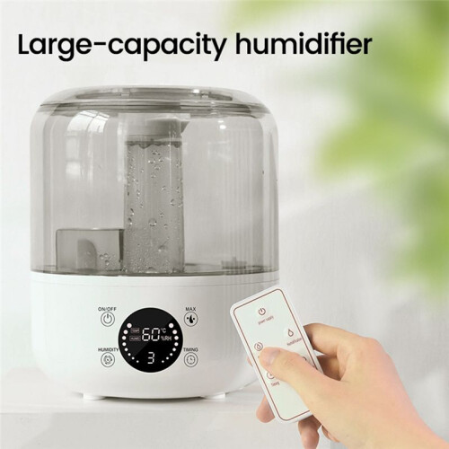 3L Air Humidifier Large Capacity Home Humidifier Mist Aroma Diffuser with Remote Control Timer for Bedroom EU Plug 1