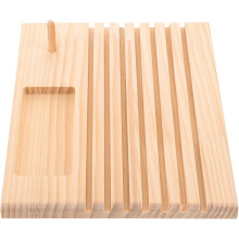 Porta rocchetto in legno, organizer per fili, porta attrezzi da cucito fai da te