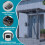 Magnetic Key Box for Under Car, 4 Digit Combination Code Magnetic Key Storage Holder, Magnet Key Lock Case for Hide Key 4