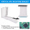 Vertical GPU Mounting Bracket with PCI-E 4.0 X16 Riser Cable Video Card Support Kit 90 Degree Right Angle White 5