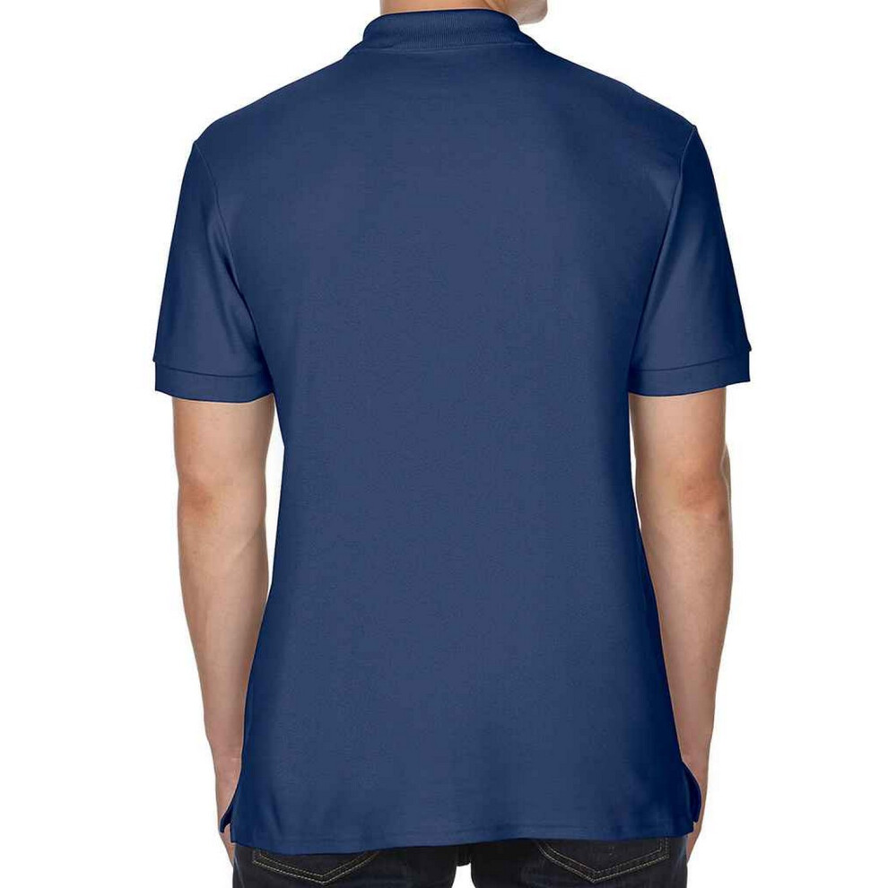 Gildan (3Xl, Navy) Mens Double Piqué Polo Shirt