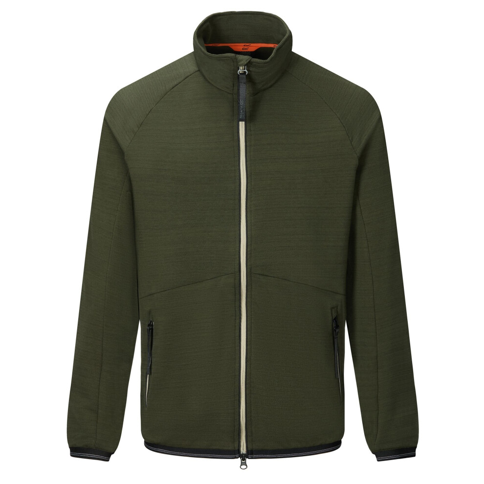 Regatta (Xl, Dark Khaki) Mens Malton Full Zip Fleece Jacket