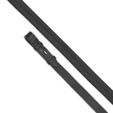 (54in x 0.88in, Black) Aviemore Leather Pimpled Horse Rubber Reins
