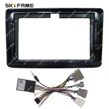 (Komplettes Set hoch) Gilt für Fahrzeugrahmen-Blendenadapter, Canbus-Box-Decoder, Android-Radio-Armaturenbrett-Einbaublende