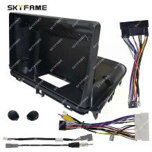 (Komplettset niedrig) Gilt für Fahrzeugrahmen-Blendenadapter, Canbus-Box-Decoder, Android-Radio-Armaturenbrett-Einbaublende