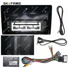 (Komplettset niedrig) Gilt für Fahrzeugrahmen-Blendenadapter, Canbus-Box-Decoder, Android-Radio-Armaturenbrett-Einbaublende
