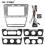 (Komplettes Set silberfarben) Passend für: Autorahmen-Blendenadapter, Canbus-Box-Decoder, Android-Radio-Einbausatz 1