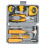 HI-SPEC Tool Set General Household Hand Tool Kit with Plastic Toolbox Storage Case  for Woman-Include All 2