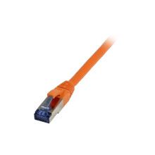 Patchkabel RJ45, CAT6A 500Mhz, 2m, orange, S-STP(S/FTP), TPE/LSZH(Superflex), AWG26, Synergy 21