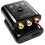 Convertitore AV A  Compatibile CVBS L/R Video Box, Adattatore AV Supporta Input Composito NTSC PAL A  Compatibile 5