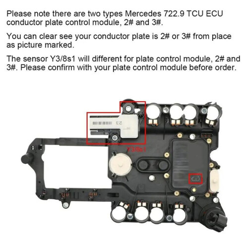 Transmission Sensor for for - A /CLK/CLS/E/G/GLK/ML/R/S SLK Class 2000-2008 722.9 TCU TCM Control Module 2