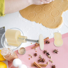 Stampo in plastica riutilizzabile per dolci, pressa manuale per mooncake, comodo da usare