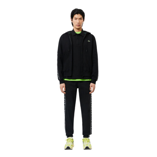 Lacoste (S, Black) Lacoste Mens Woven Joggers 1