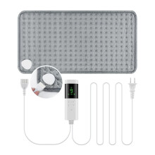 Electric Heating Pad Blanket 9 Level 4 Mode Timer Heated Pad for Abdomen Shoulder Knee Legs Winter Warm Washable-US Plug