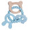 Teether Ring for Babies, Silicone & Wood, Soothes Gums 1