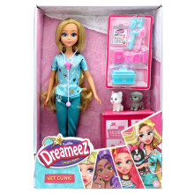 Vet Doll Playset with Pets and Doctor Supplies