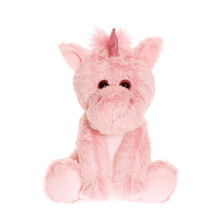 Unicorn Plush Toy, Pink, 20 cm, Soft Fur