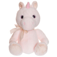 Unicorn Plush Toy, Light Pink, 20cm, Machine Washable