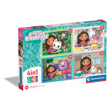 Gabby's Dollhouse 4-in-1 Puzzle Set for Kids