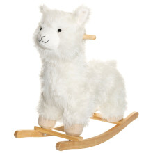 Llama Rocking Horse, Soft Fur, 50kg Capacity