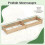Jardinera elevada de madera con 2 jardineras, 228 x 62 x 25 cm 1