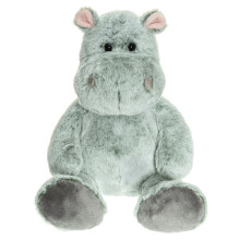 Hippo Plush Toy, Super Soft, 36cm, Machine Washable