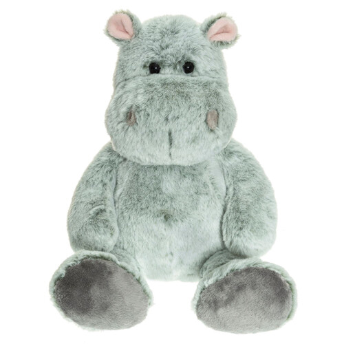 Hippo Plush Toy, Super Soft, 36cm, Machine Washable