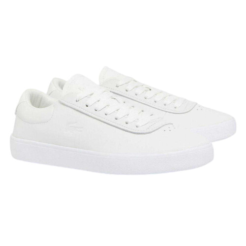 Lacoste (5.5 UK, White) Lacoste Womens/Ladies Baseshot Evo Leather Trainers 1
