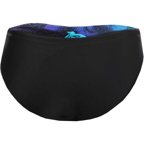 Speedo (28R, Black) Speedo Mens Placement Swim Briefs 1
