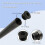 Tubo Extensor para Pedestal de Microfone com Adaptador de 3/8 Polegadas para 5/8 Polegadas para Braços Articulados de Microfone 4
