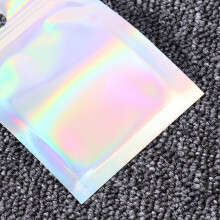 200 sacchetti di plastica per gioielli, eleganti sacchetti con chiusura a zip per uso domestico, feste e negozi, con strass.